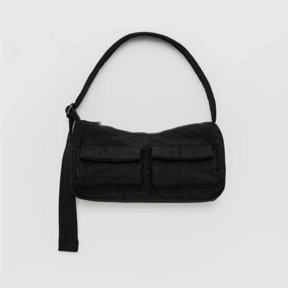 BAGGU Black Cargo Shoulder Bag